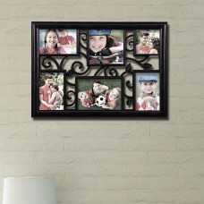 AdecoTrading 6 Opening Decorative Filigree Wall Hanging Collage Picture Frame ADEC1866